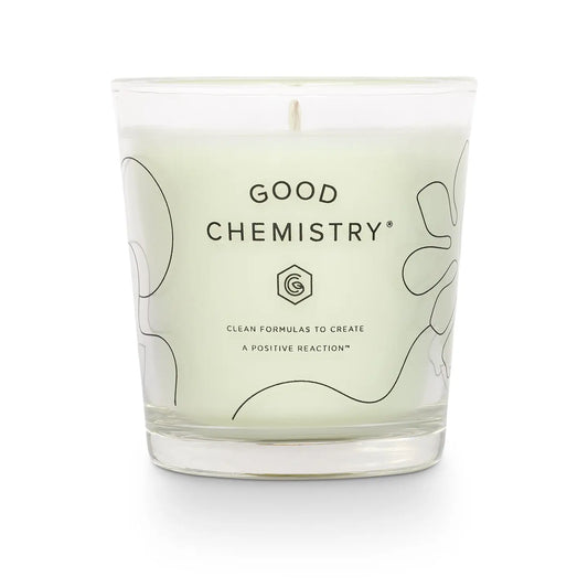 Reusable Glass Candle - Mint + Lit