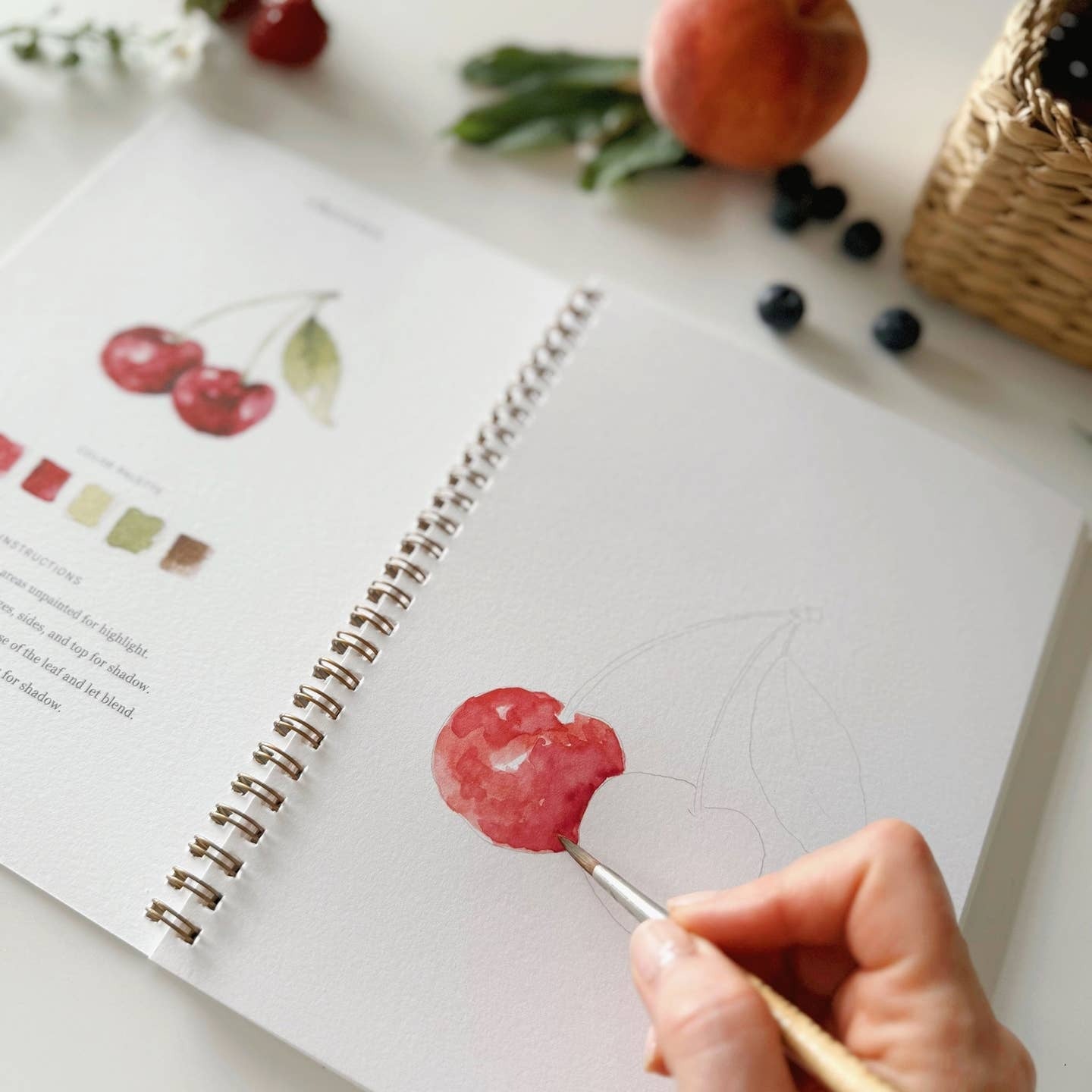 Watercolor Workbook - Fruit