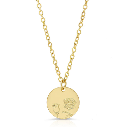 Botanical Necklace - Rose
