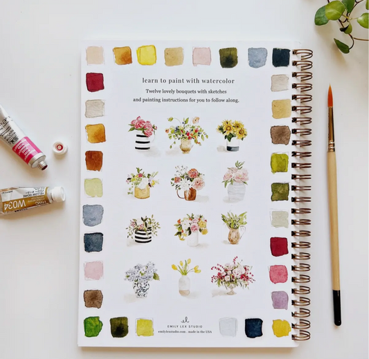 Watercolor Workbook - Bouquets