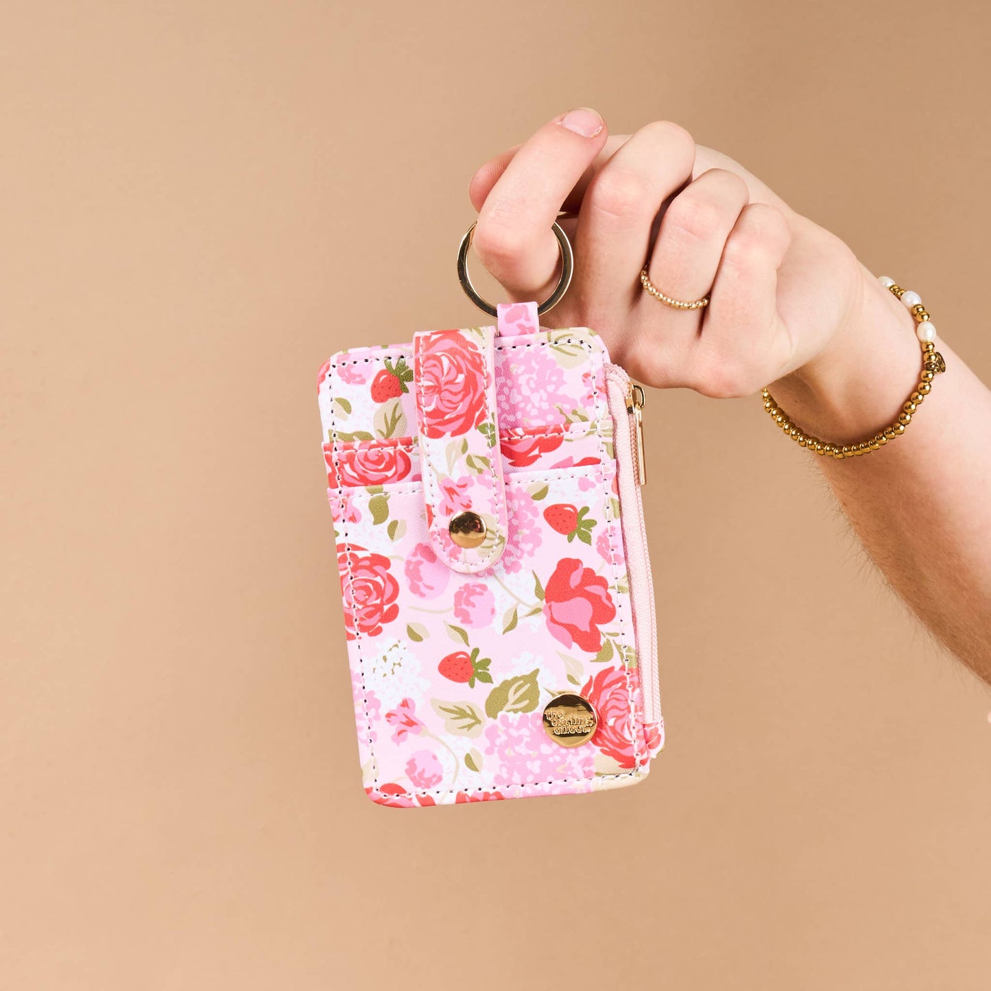 Keychain Wallet-Rose Garden