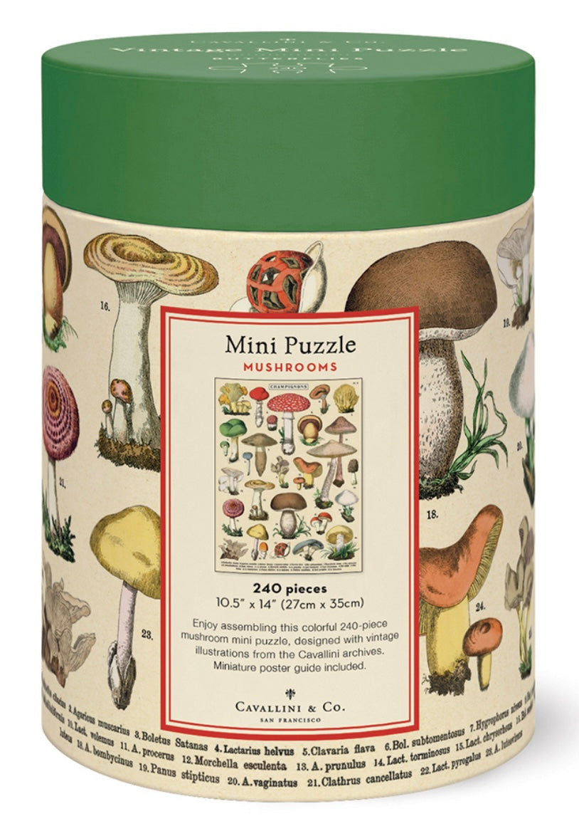 Mini Puzzle - Mushrooms