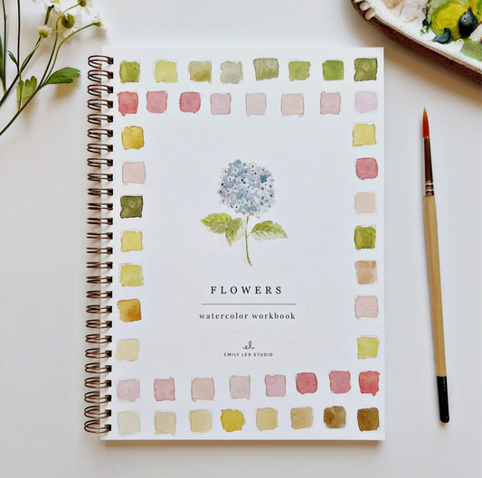 Watercolor Workbook - Flowers