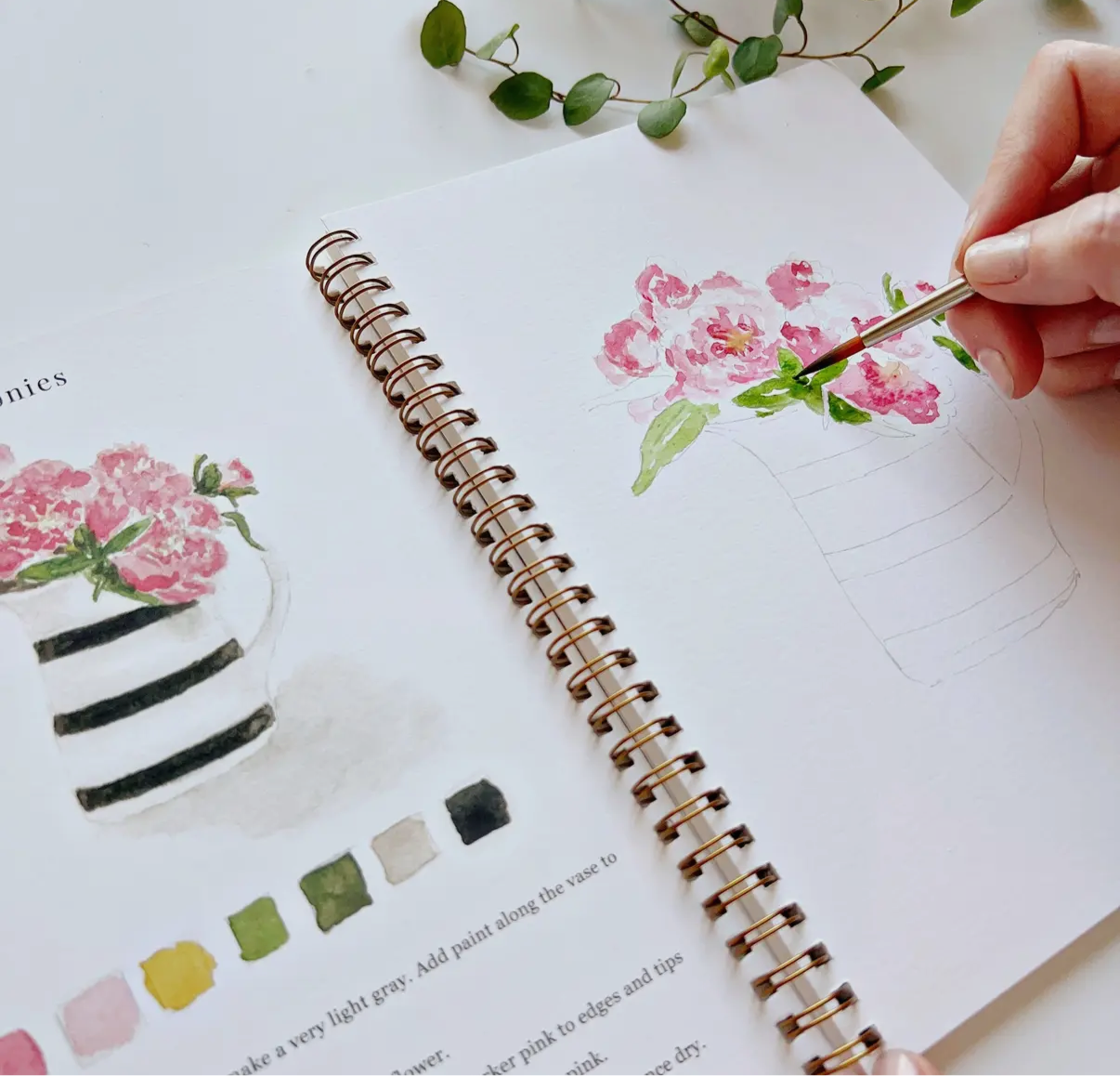 Watercolor Workbook - Bouquets