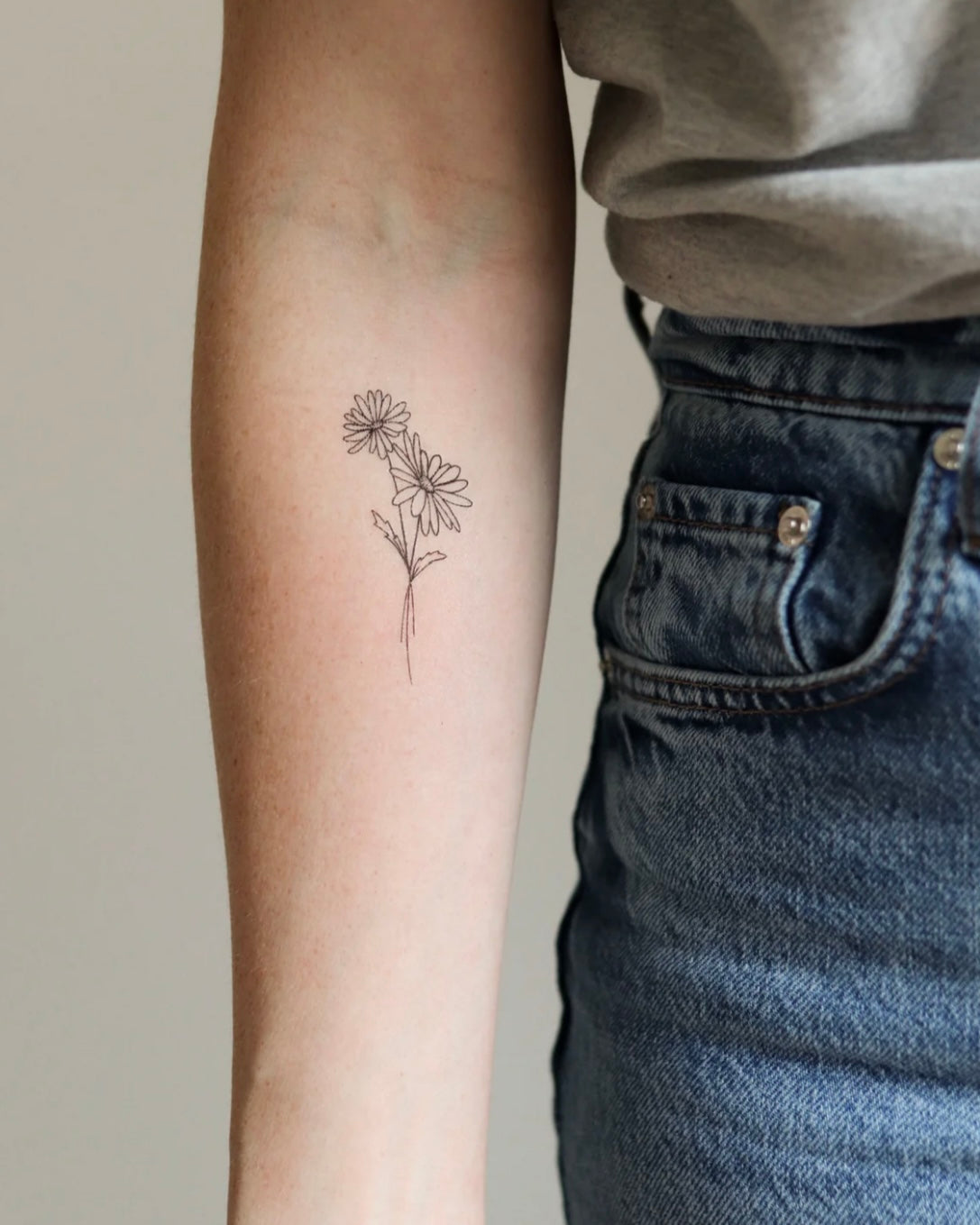 Birth Flower Temporary Tattoos