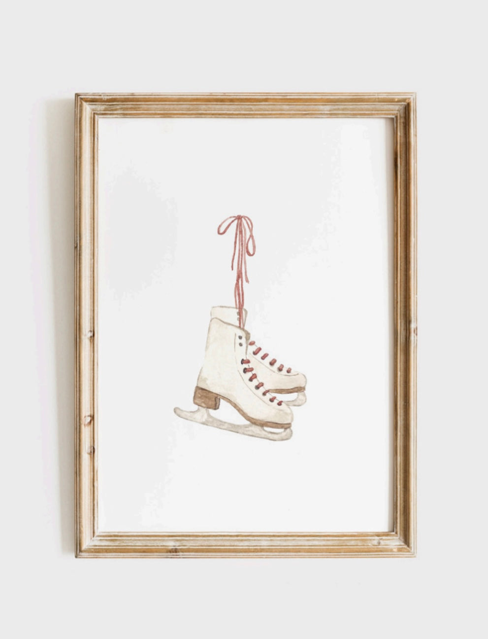 Red Laced Skates