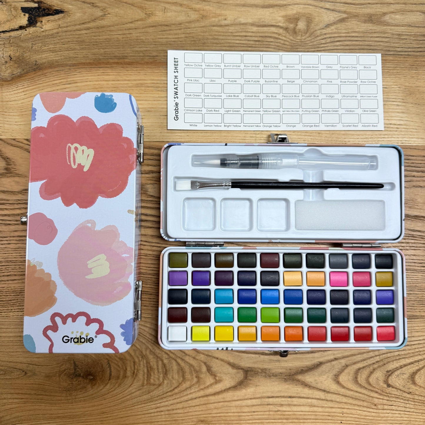 Gracie Watercolor Paint Set | 50 colors
