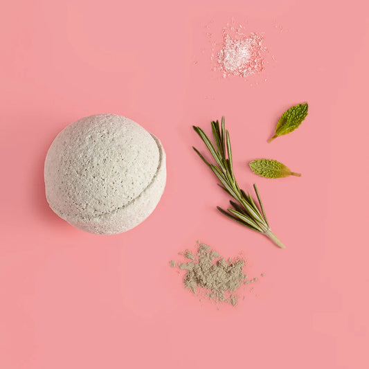 Power bath bomb - peppermint, rosemary & epsom salt relief