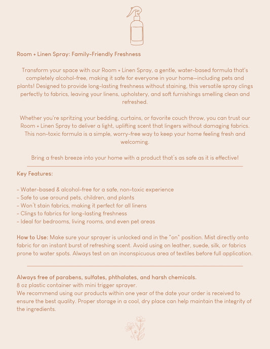 Room + Linen Spray - Salted Sunset