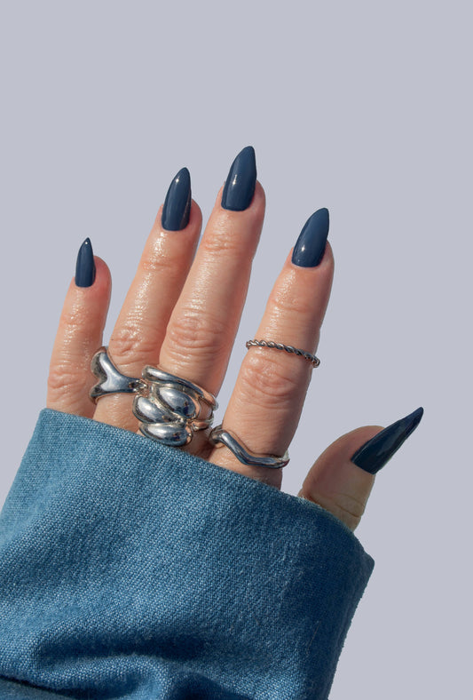 Non-Toxic Nail Polish -Â Dark Navy
