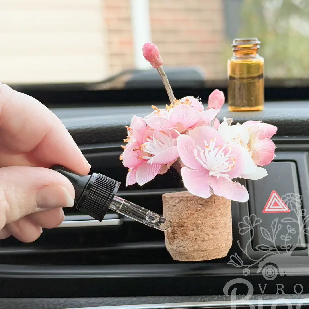 Pink Cherry Blossom | Plant Car Diffuser