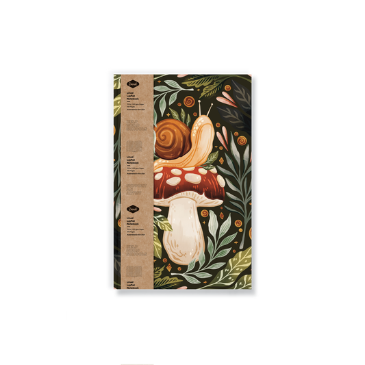 Snail & Mushroom Classic Layflat Journal Notebook