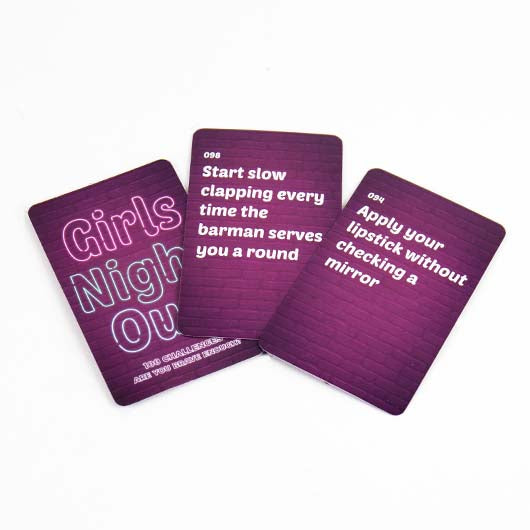 Girls Night Out! Challenge Cards