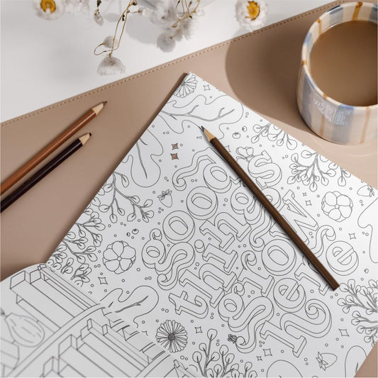 Good Things Grow Here - An Adult Coloring Book