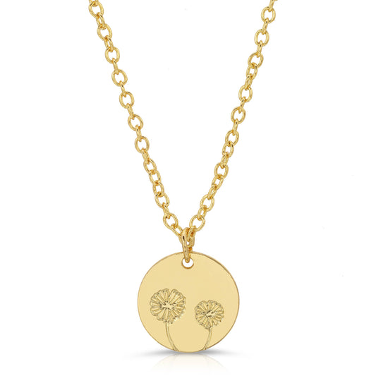 Botanical Necklace - Sunflower