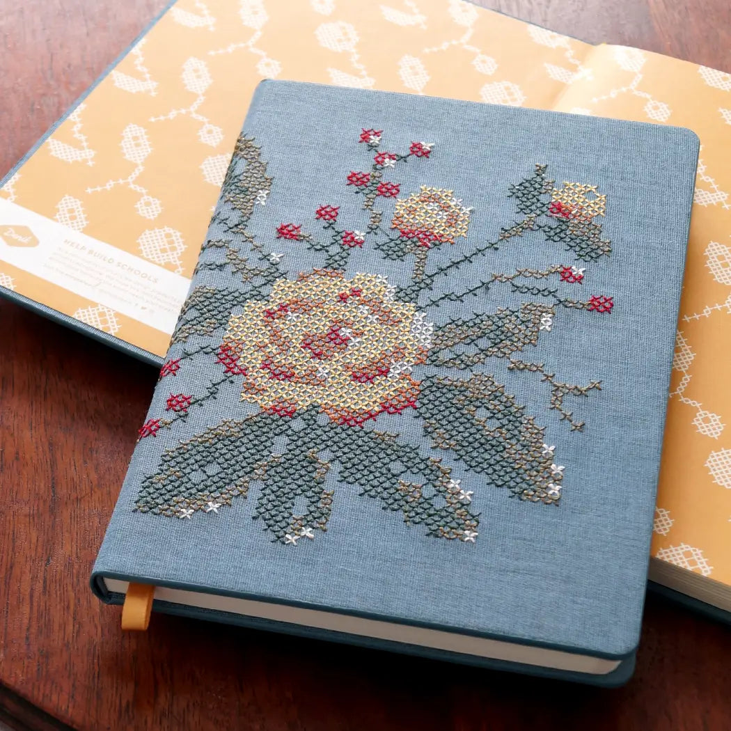 Embroidered Journal Notebook