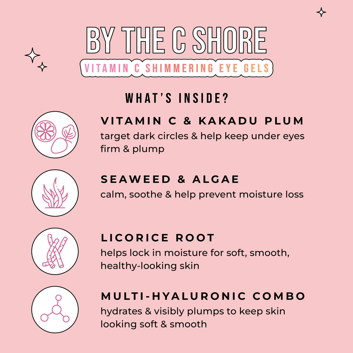 By the C Shore - Vitamin C Shimmering Eye Gels
