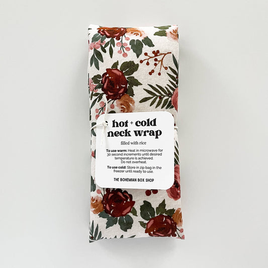 Hot & Cold Therapy Neck Wrap - Autumn Rose