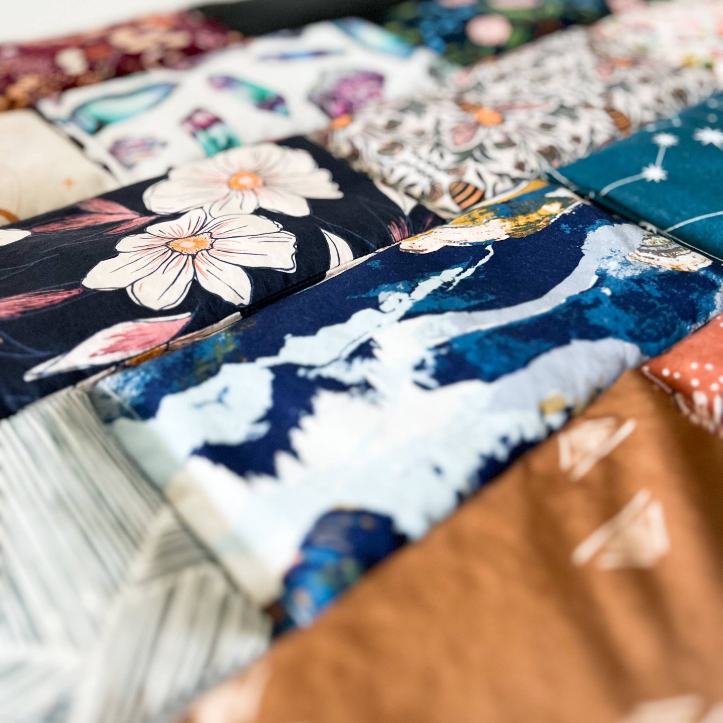 Lavender Eye Pillow - Gray Floral Relaxation