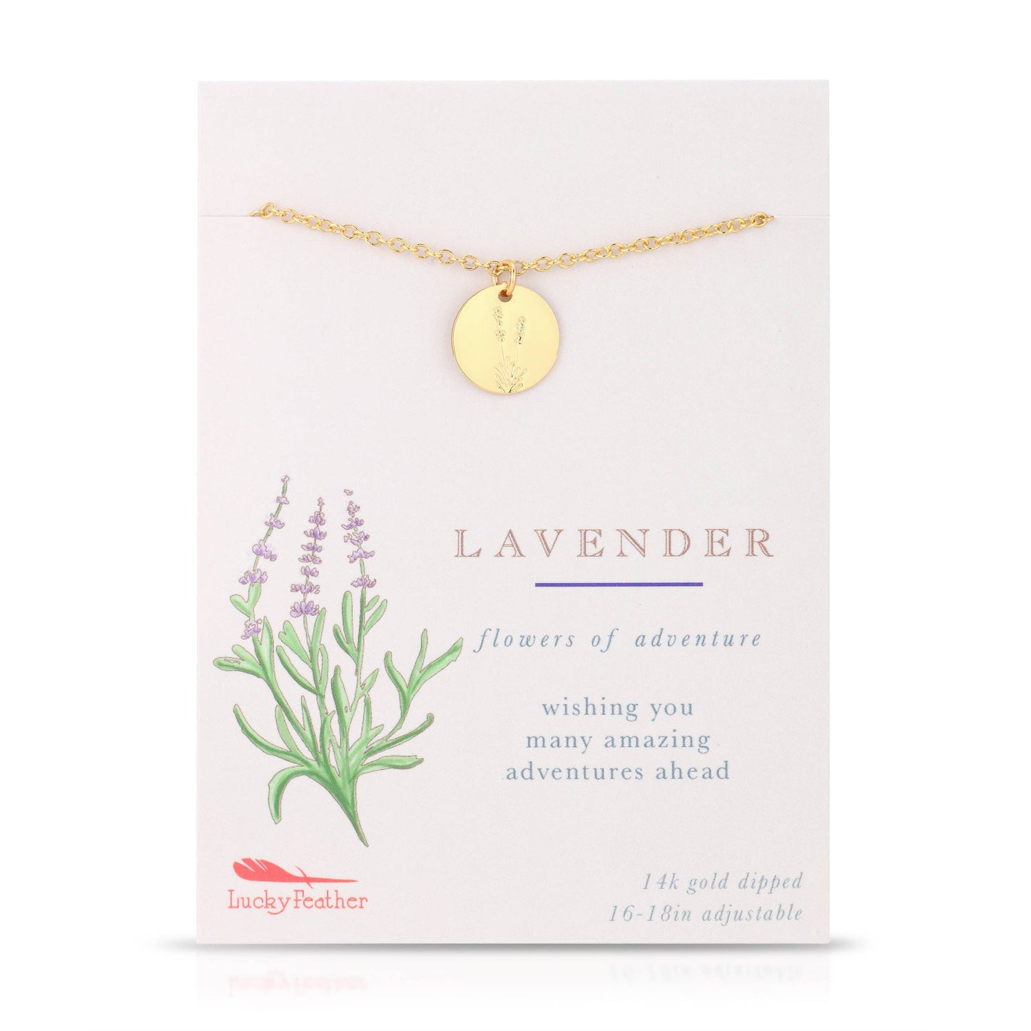 Botanical Necklace - Lavender