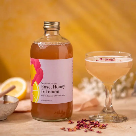 Cocktail/Mocktail Mixer - Rose, Honey, & Lemon