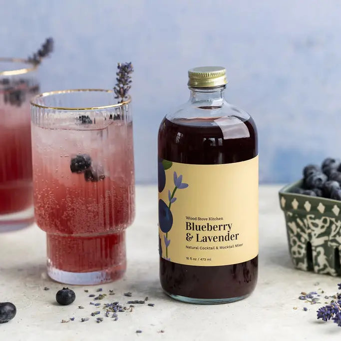 Cocktail/Mocktail Mixer - Blueberry & Lavender