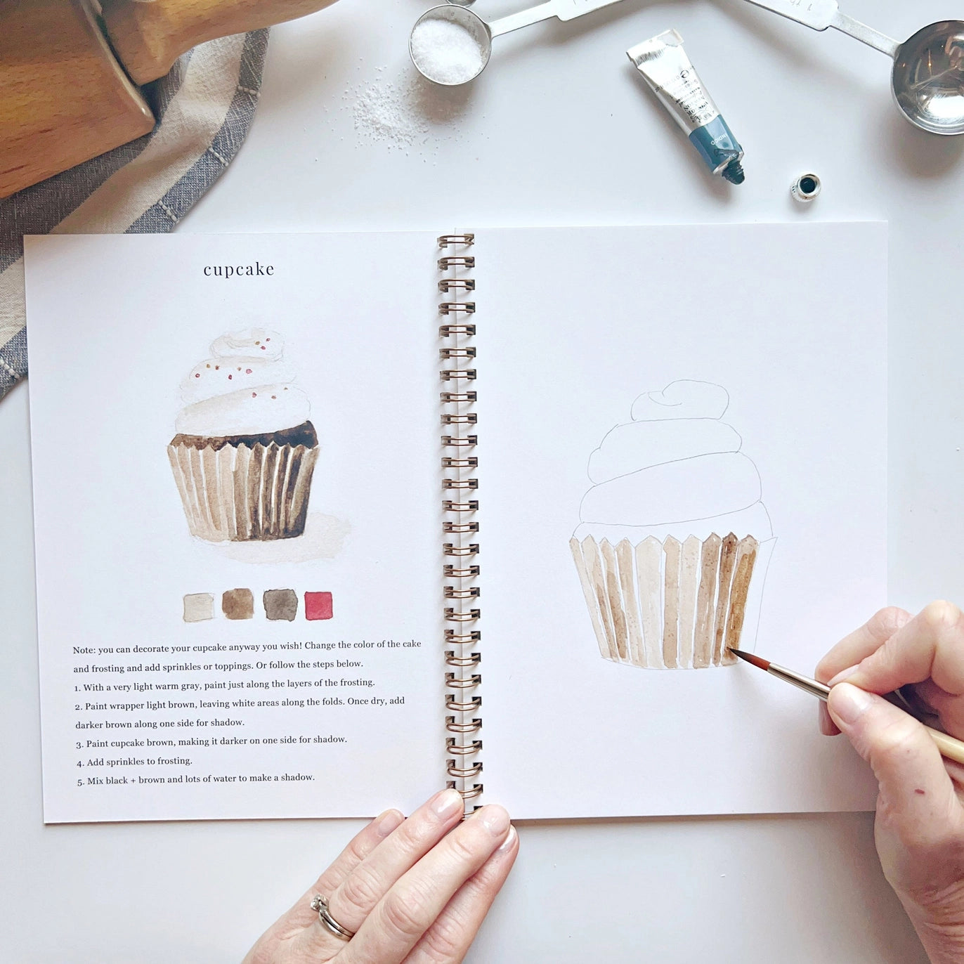 Watercolor Workbook - Baking