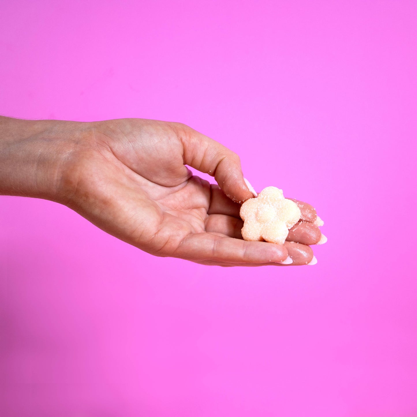 Peach and Mint Exfoliating Sugar Scrubbies