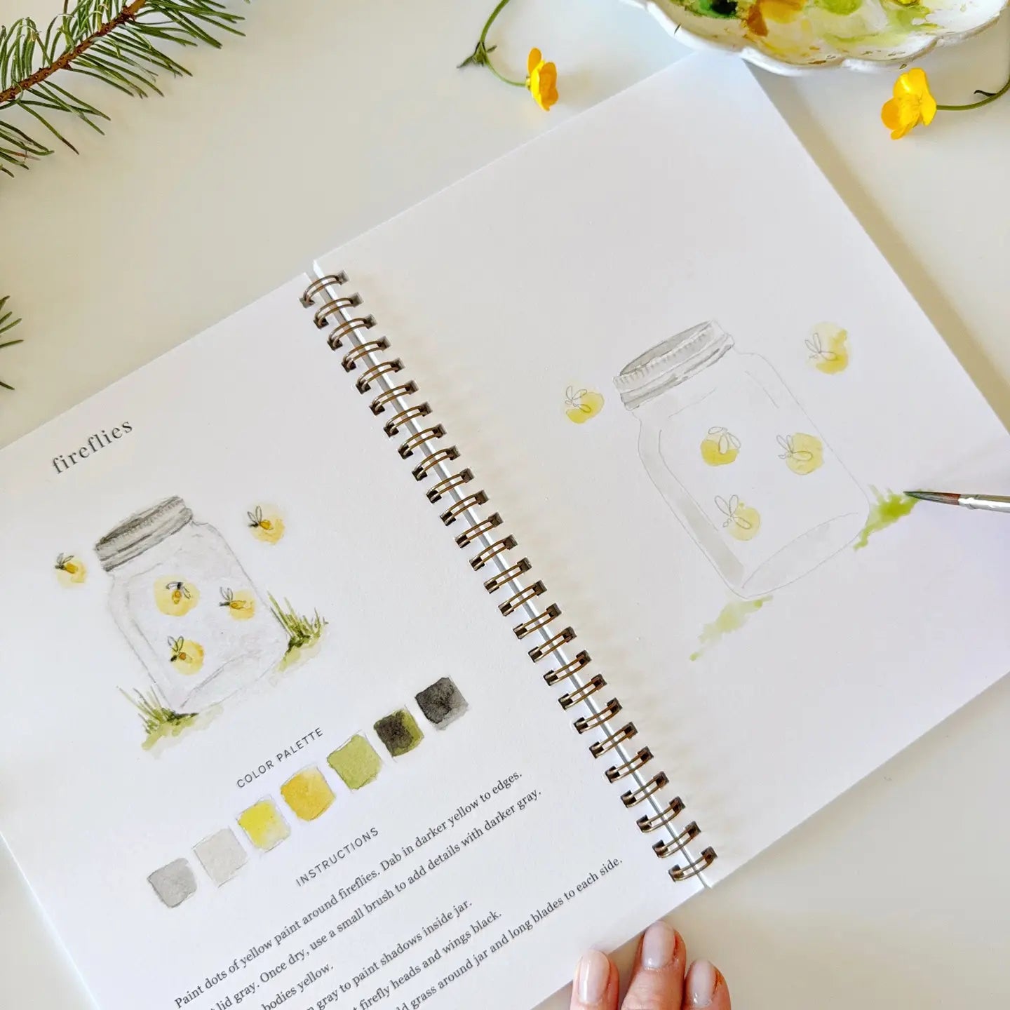 Watercolor Workbook - Camping