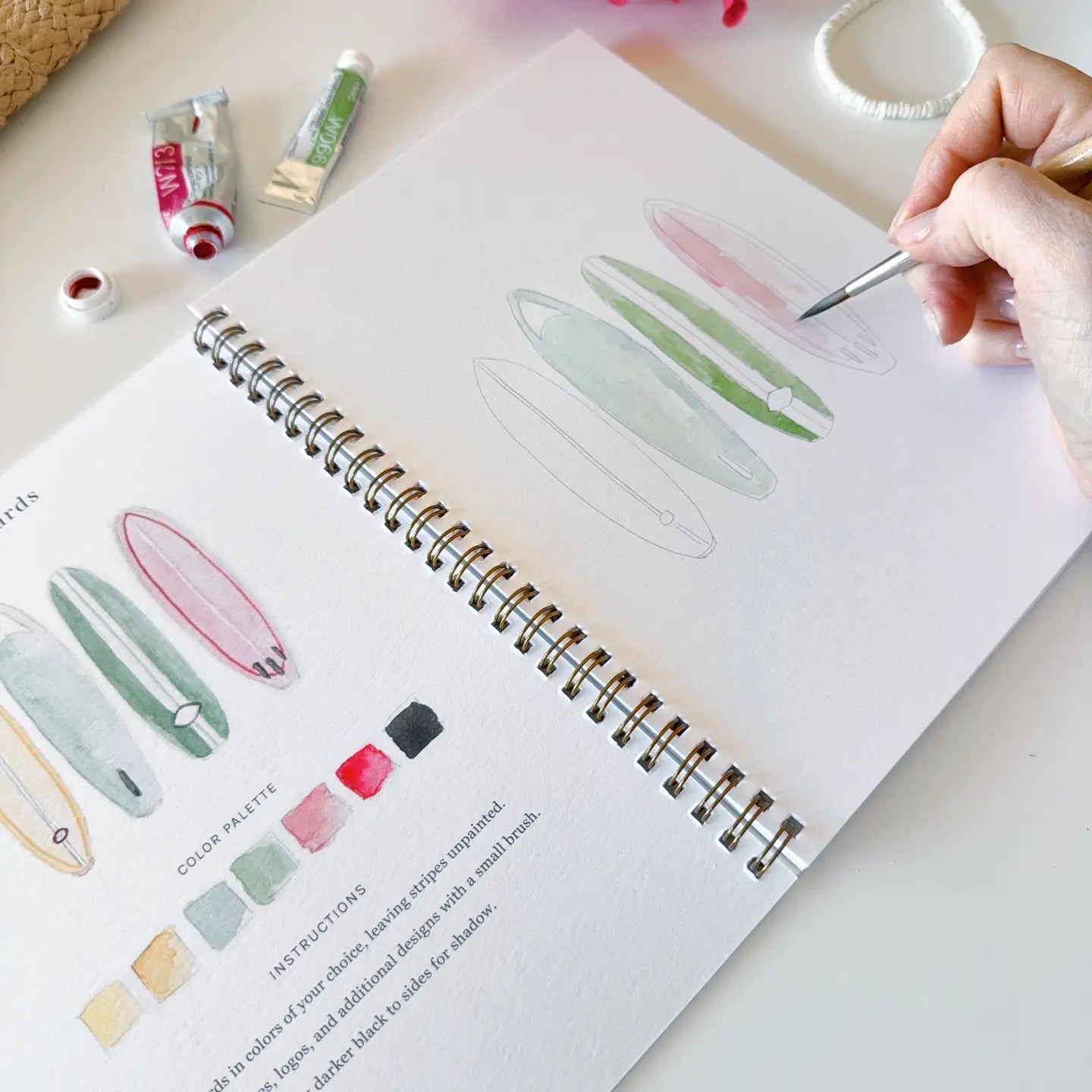 Watercolor Workbook - Tropical