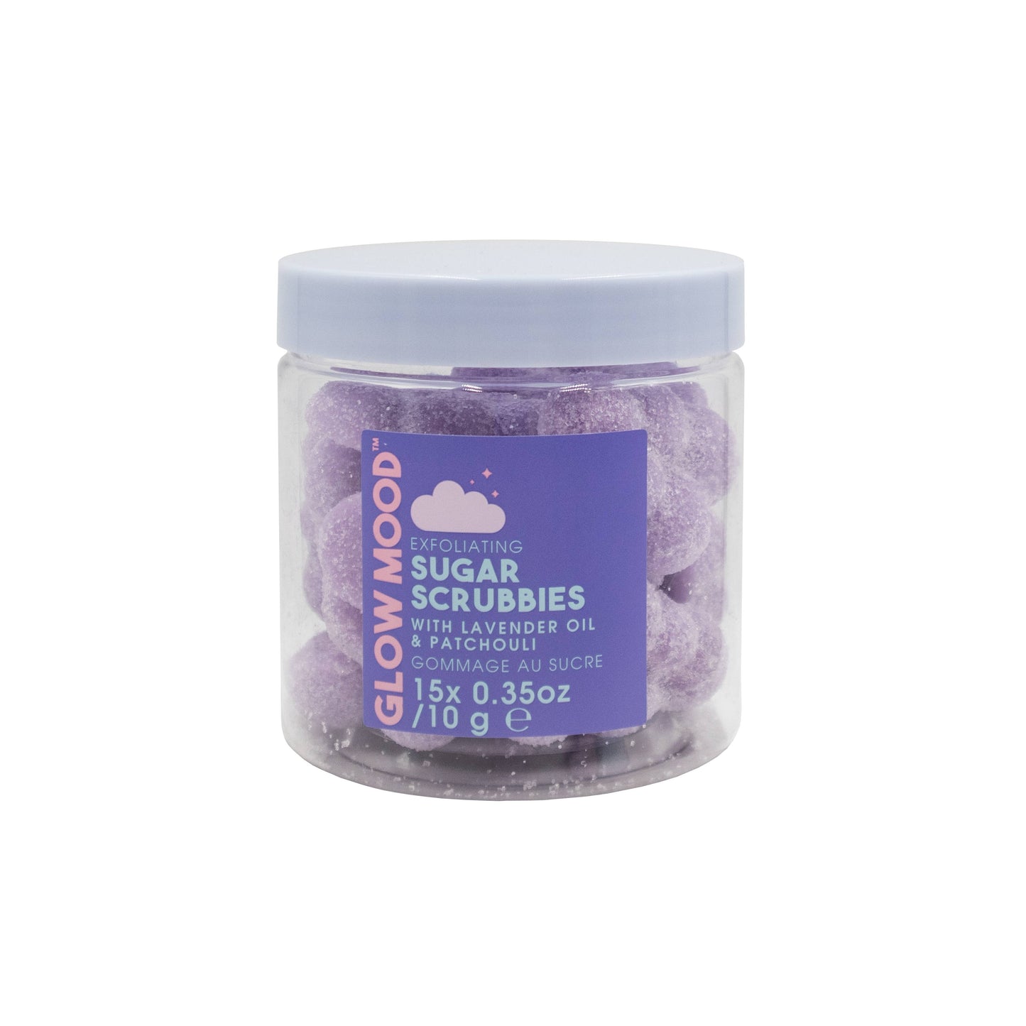 Lavender and Patchouli Exfoliating Sugar Scrubbies