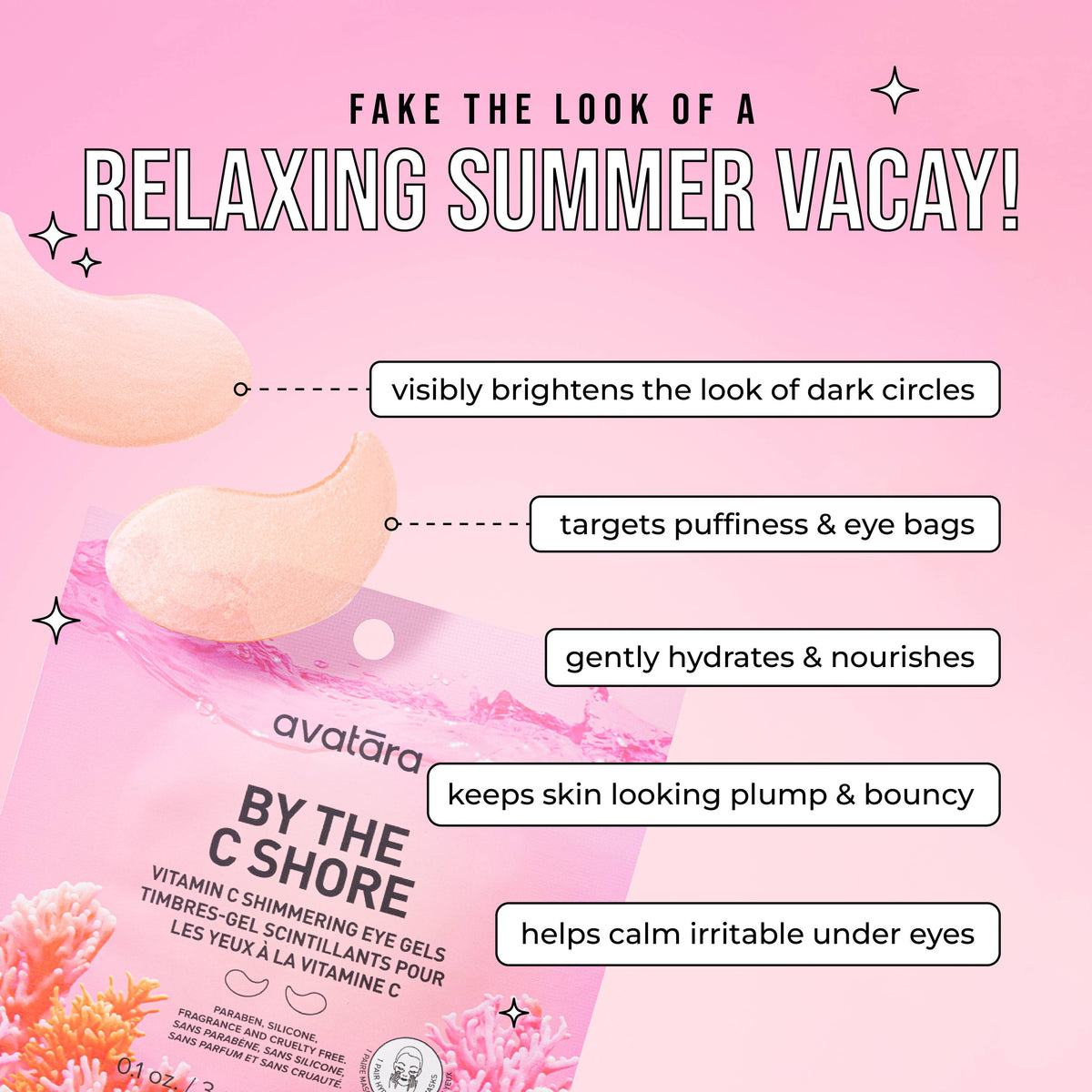 By the C Shore - Vitamin C Shimmering Eye Gels