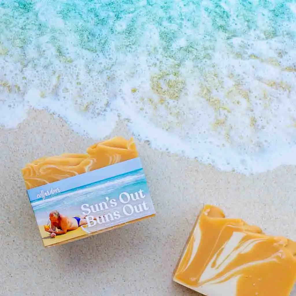 Sun's Out Buns Out Bar Soap (Beach Bum)