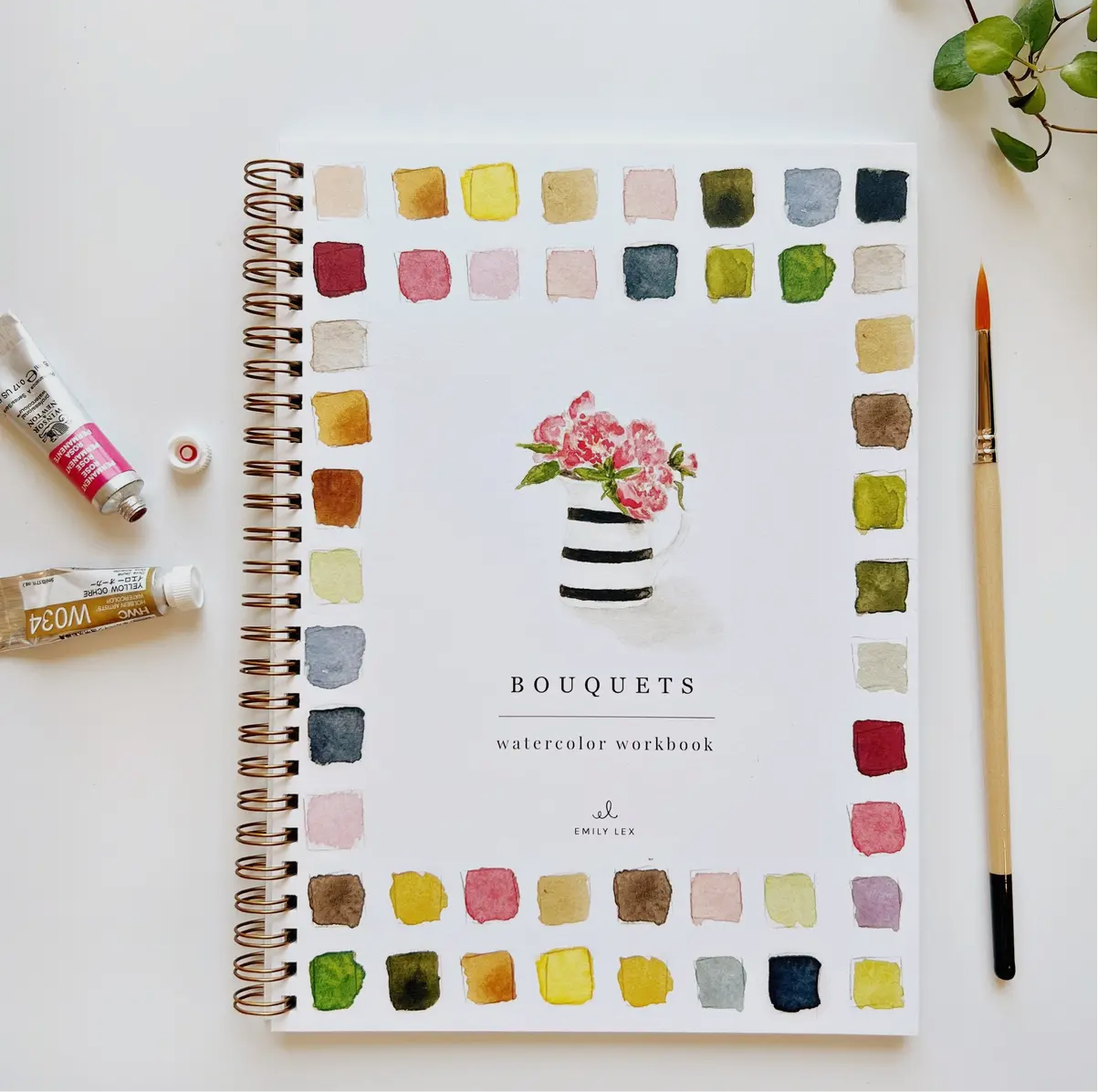 Watercolor Workbook - Bouquets