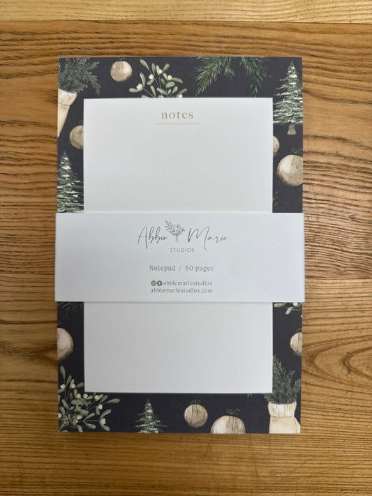 Wintery Notepad
