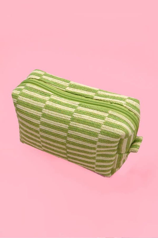 Life Stripe Makeup Bag