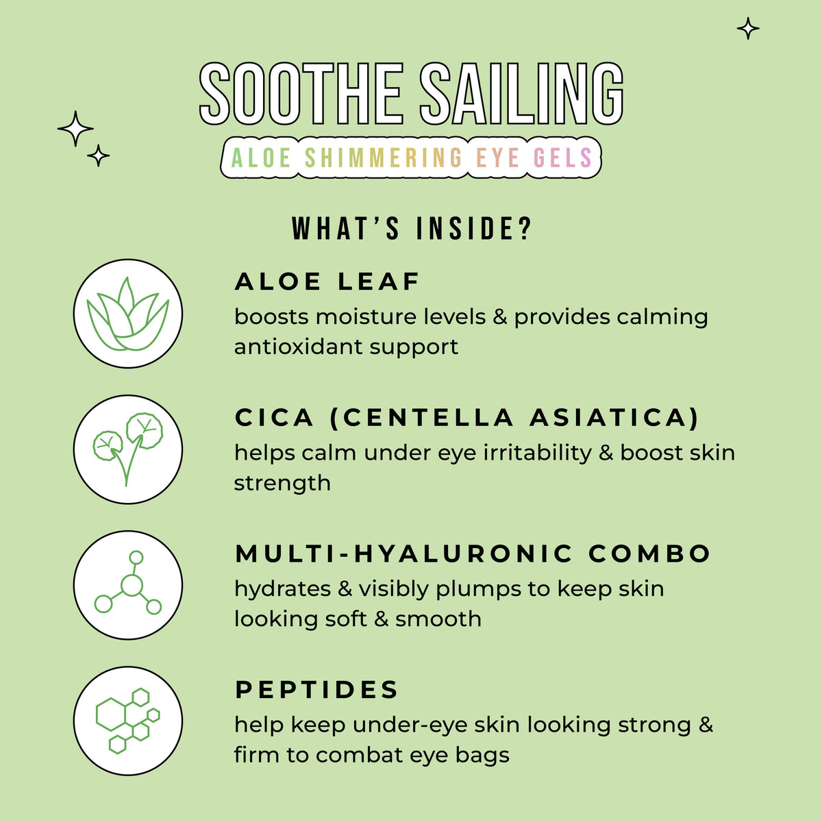 Soothe Sailing - Aloe Shimmering Eye Gels