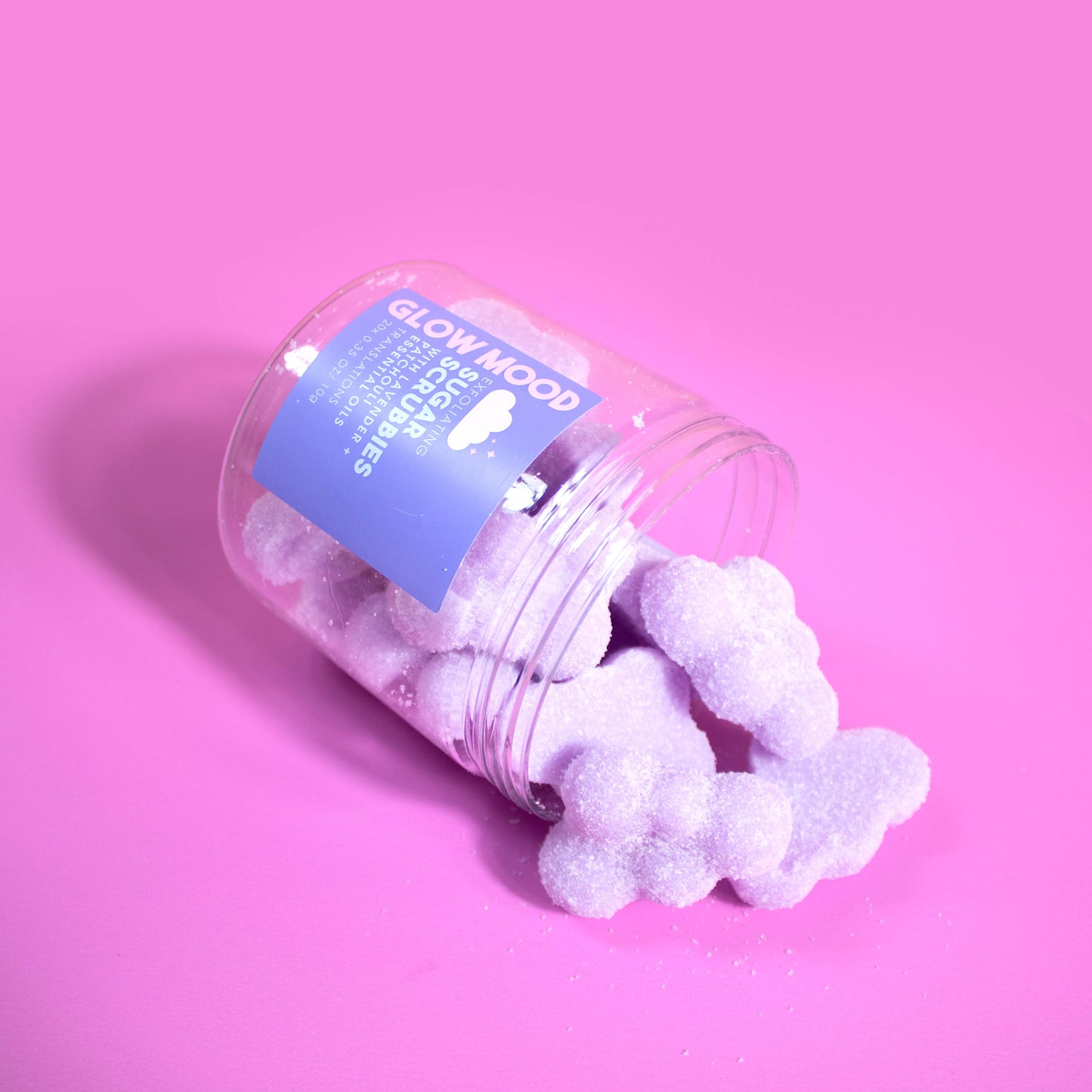 Lavender and Patchouli Exfoliating Sugar Scrubbies