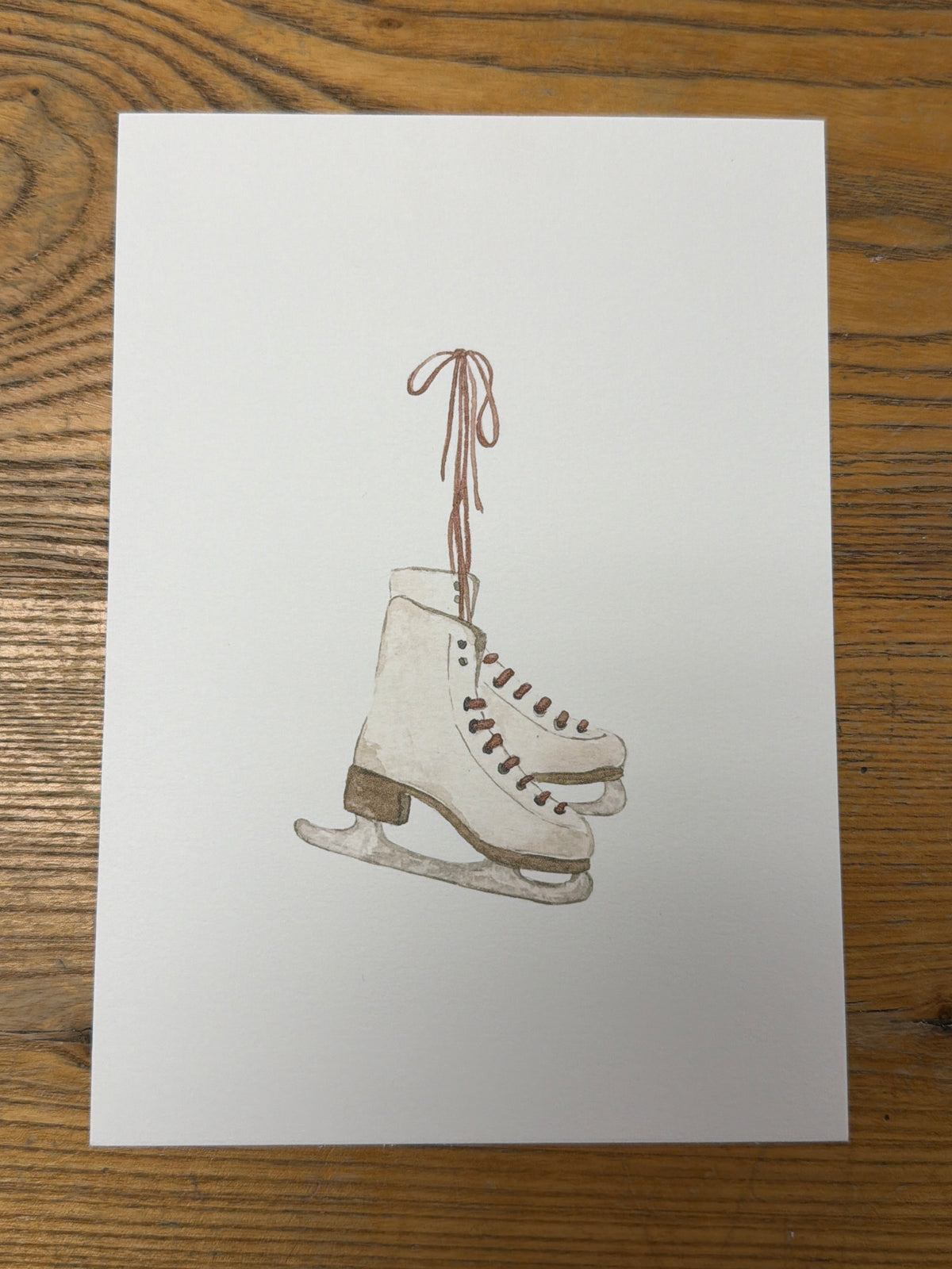 Red Laced Skates