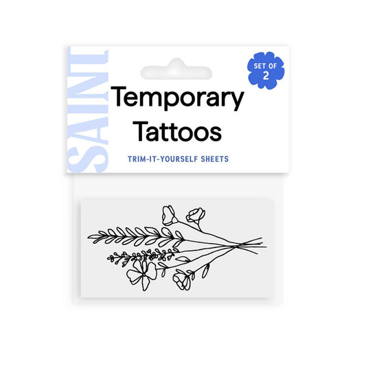 Mountainside Florals | Temporary Tattoos