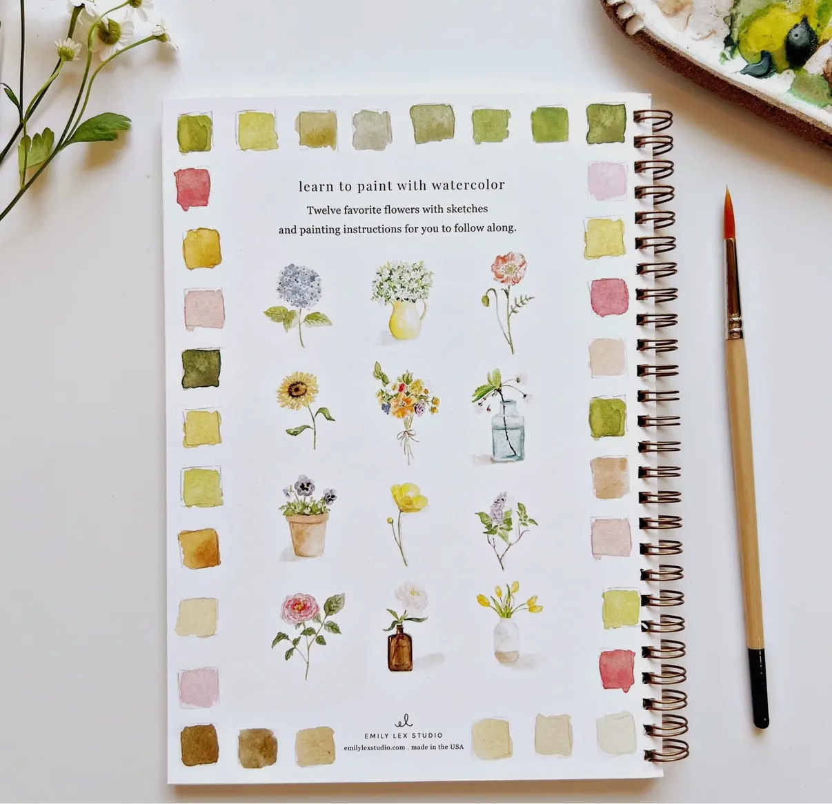 Watercolor Workbook - Flowers