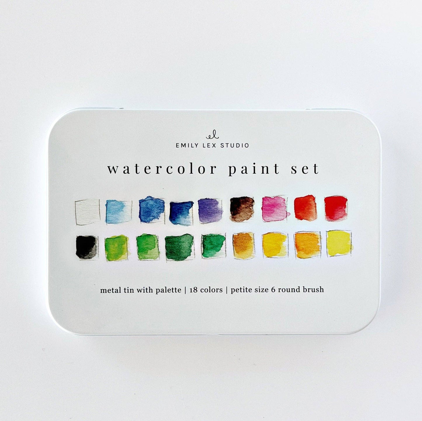 Watercolor Paint Set | 18 Colors with Brush