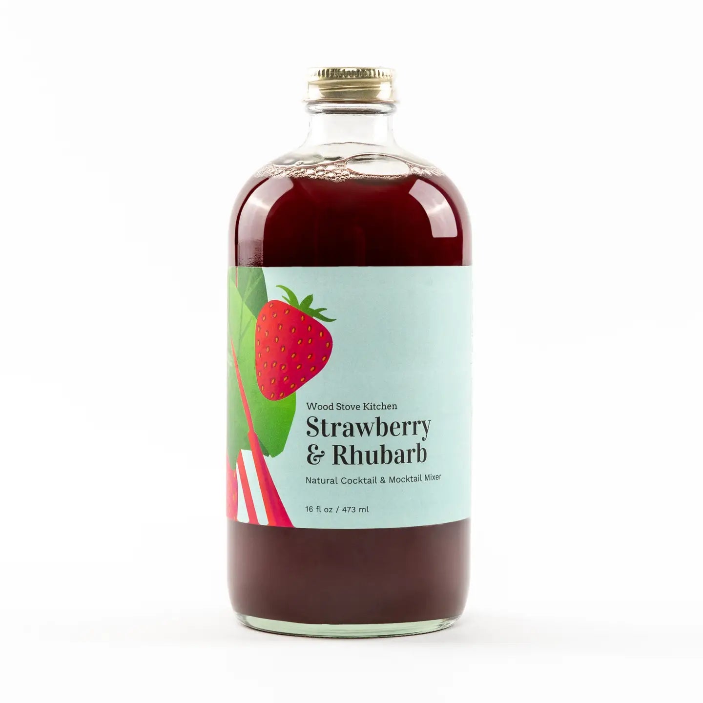 Cocktail/Mocktail Mixer - Strawberry & Rhubarb