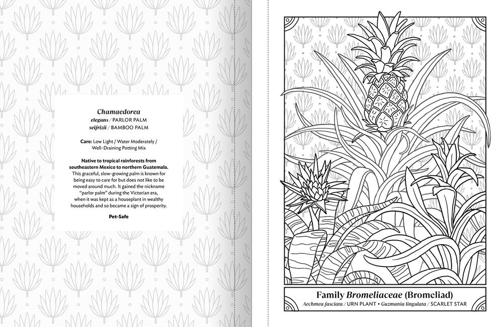 The Happy Houseplant Coloring Book