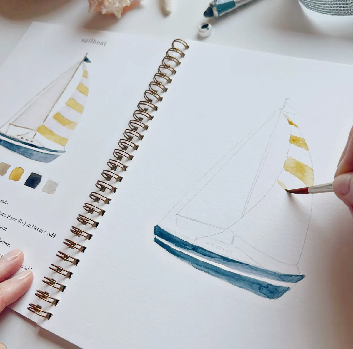 Watercolor Workbook - Seaside
