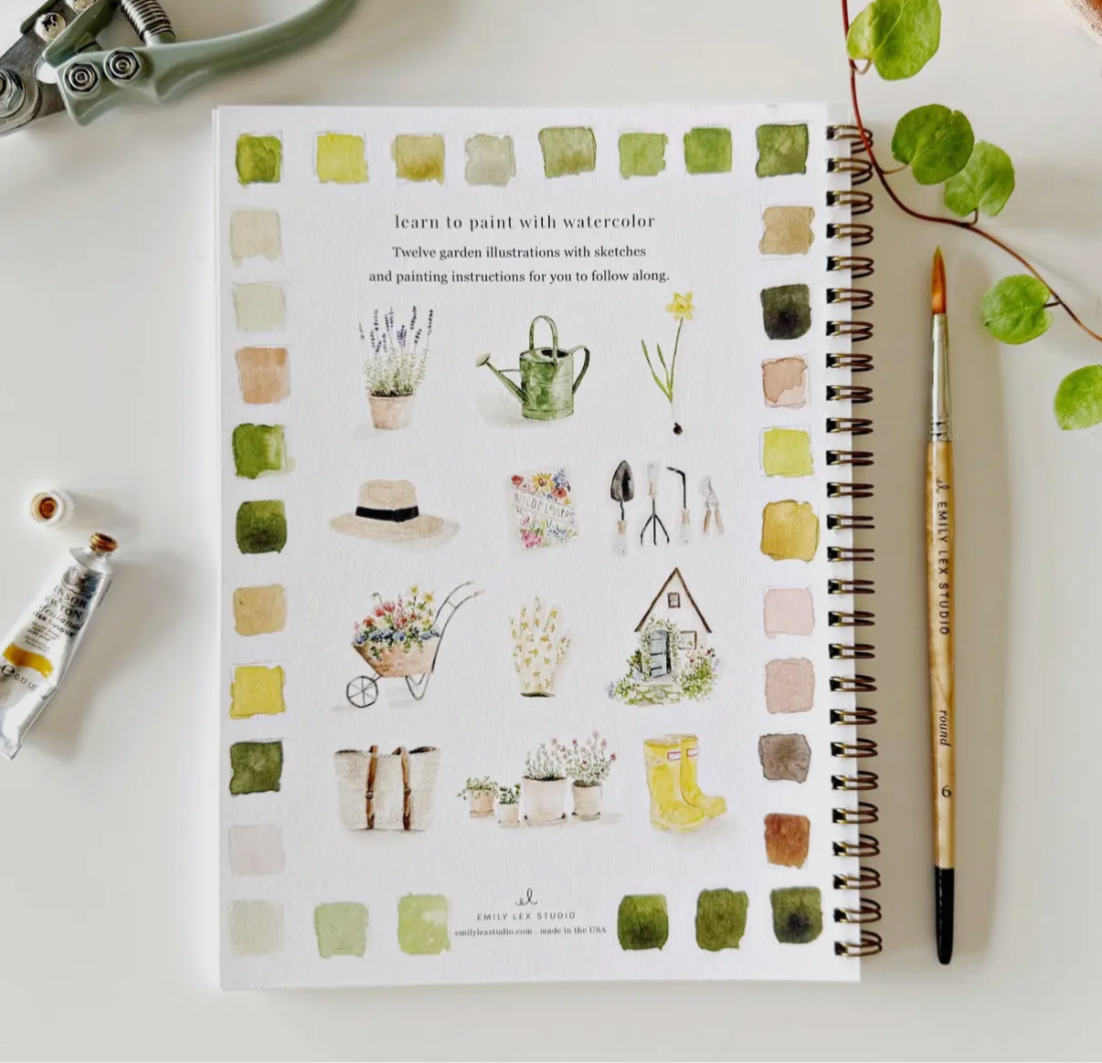 Watercolor Workbook - Garden