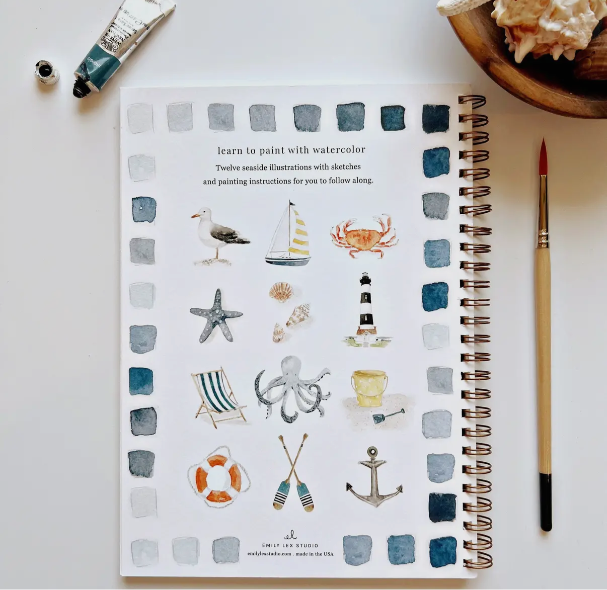 Watercolor Workbook - Seaside