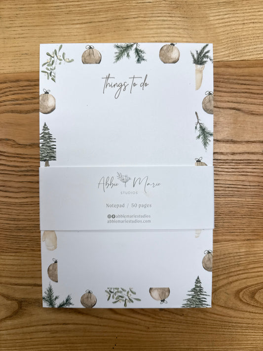 Things To Do - notepad