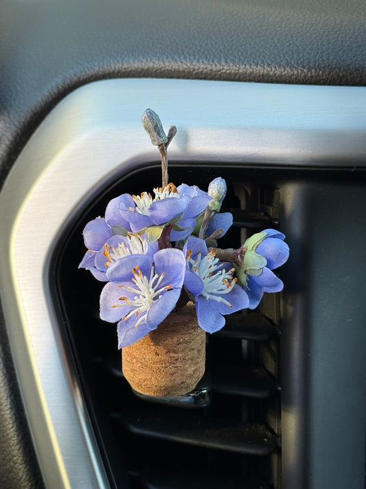 Plant Car Diffuser - Purple Cherry Blossom