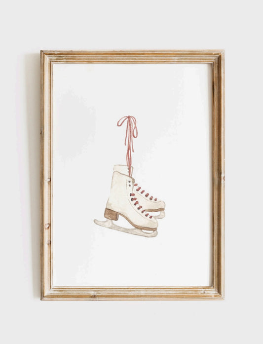 Red Laced Skates